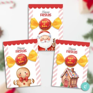 Alternative view of Kit Imprimible Navidad Papa Noel Porta Golosinas