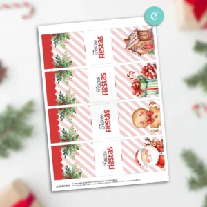 Alternative view of Kit Imprimible Navidad Papa Noel Rojo Porta Lapicera