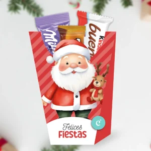 Kit Imprimible Navidad Papa Noel Ramo Golosinero