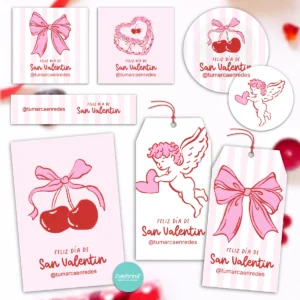Kit San Valentin Cupido Papeleria Emprendedores