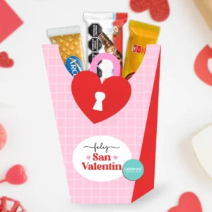 Kit Imprimible San Valentin Enamorados Ramo Golosinero