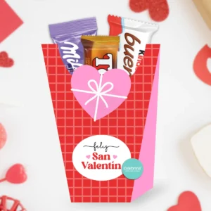 Kit Imprimible San Valentin Enamorados Ramo Golosinero